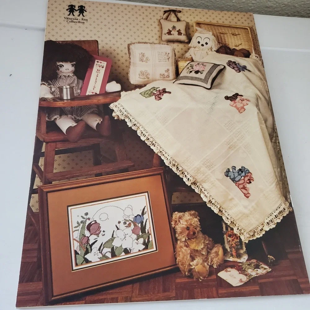 Vanessa-Ann Collection Sweet Memories Cross-Stitch Pattern Book VAC 9 Vintage